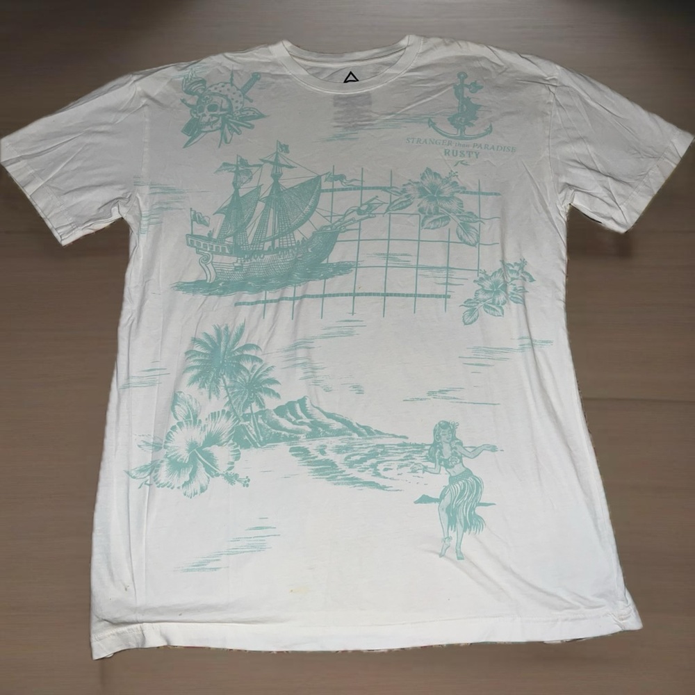 Rusty “Stranger Than Paradise” Graphic Tee - Size XL